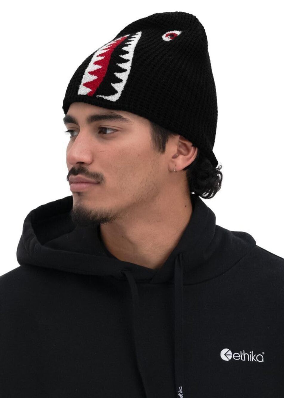 6639 Beanie, Knit Cuffed Beanie One Size Streetwear Winter Hat Warplane Blk
